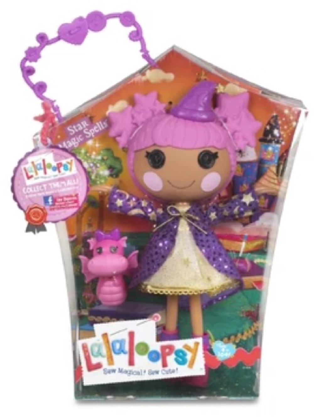 NEW Retired Hard to Find Full Size Lalaloopsy Star Magic Spells Wizard Doll